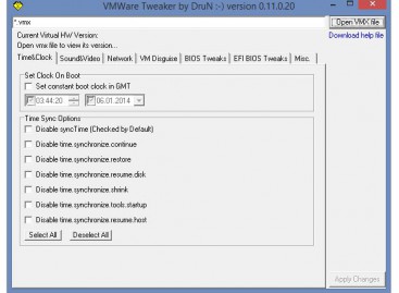 VM Tweaker für VMware