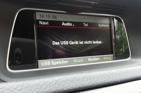Was tun wenn euer USB-Stick im Mercedes Benz Fahrzeug nicht erkannt wird.